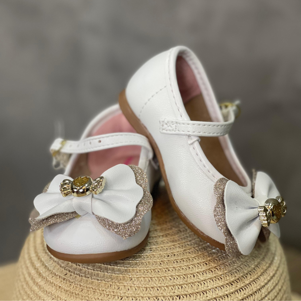 Sapatilha Baby Laço C/Brilho Molekinha