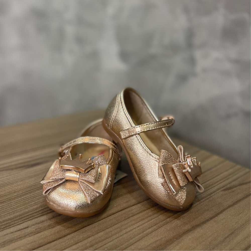 Sapatilha Baby Laço Coroa Molekinha