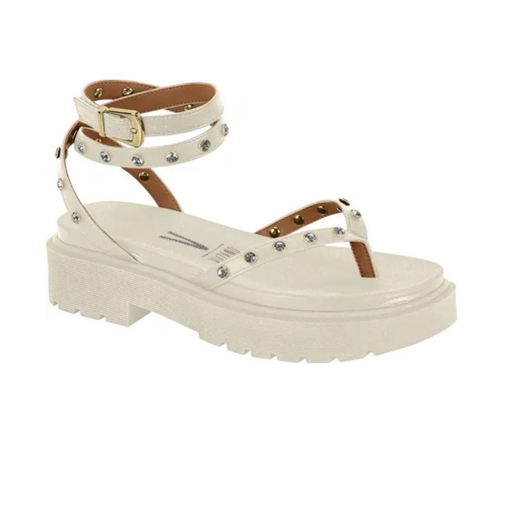 Papete Dedo Feminina Amarração Brilho VIZZANO - Imagem 3