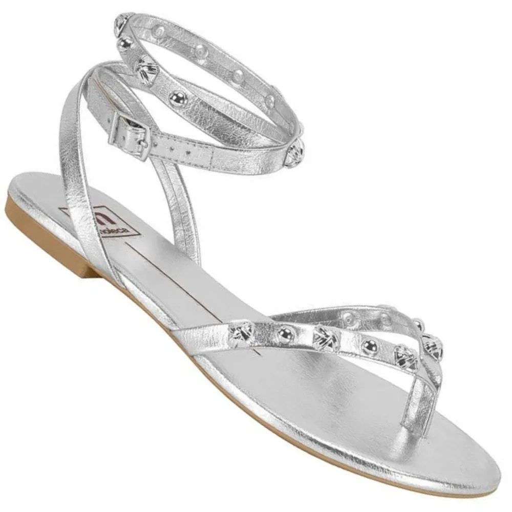 Rasteira Feminina Tira Tachas Moleca