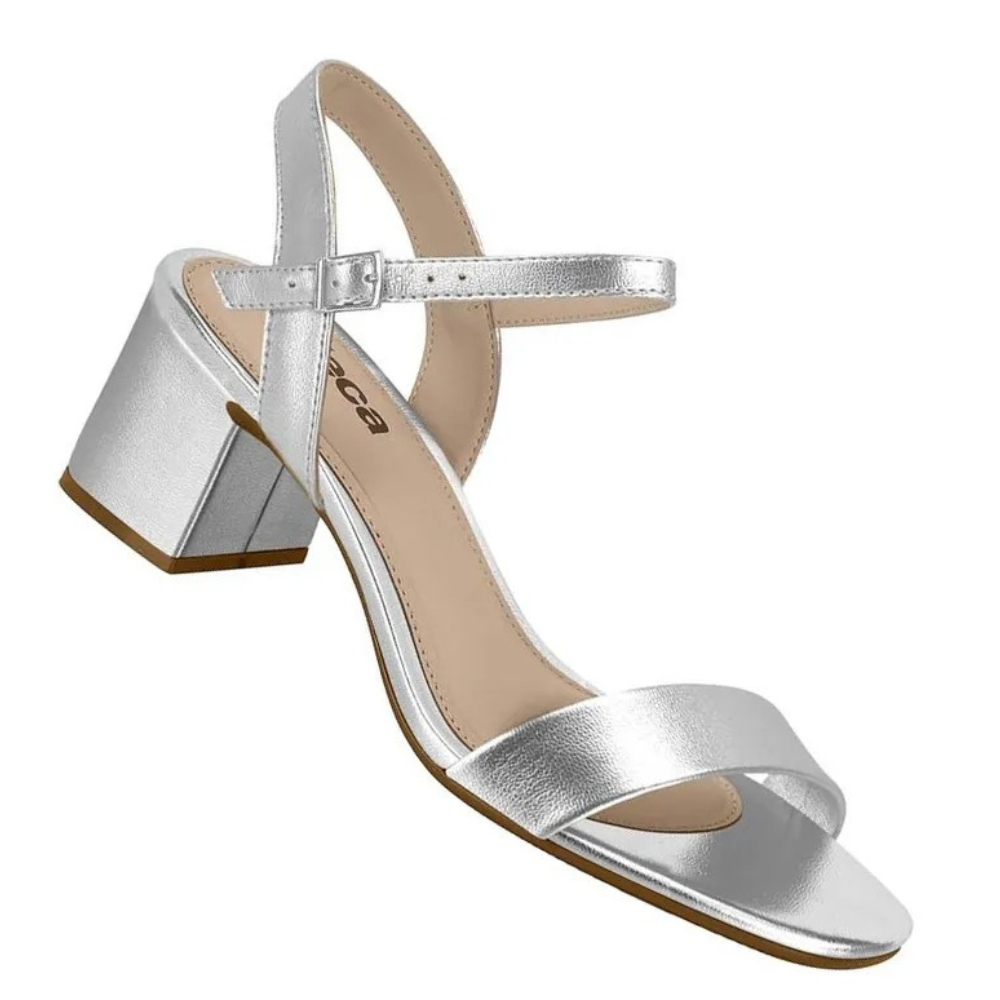 Salto Bloco Feminino Brilho Italia Moleca