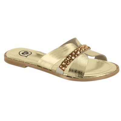 Rasteira Infantil Feminina Entrada Livre Brilho Molekinha 