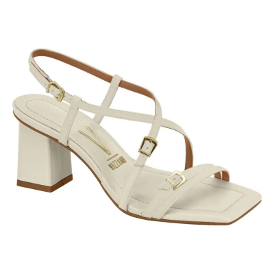 Salto Bloco Feminino Tira Cruzada Vizzano