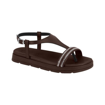 Sandália Papete Feminina Tira Asa-Delta Moleca