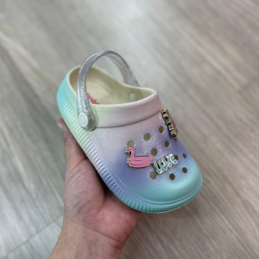 Sandália Babuche Infantil Feminina Multicor Molekinha