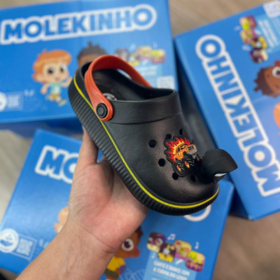 Sandália Babuche Infantil Masculina Led Molekinho