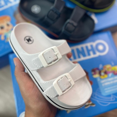 Chinelo Infantil Masculino Fivela Molekinho